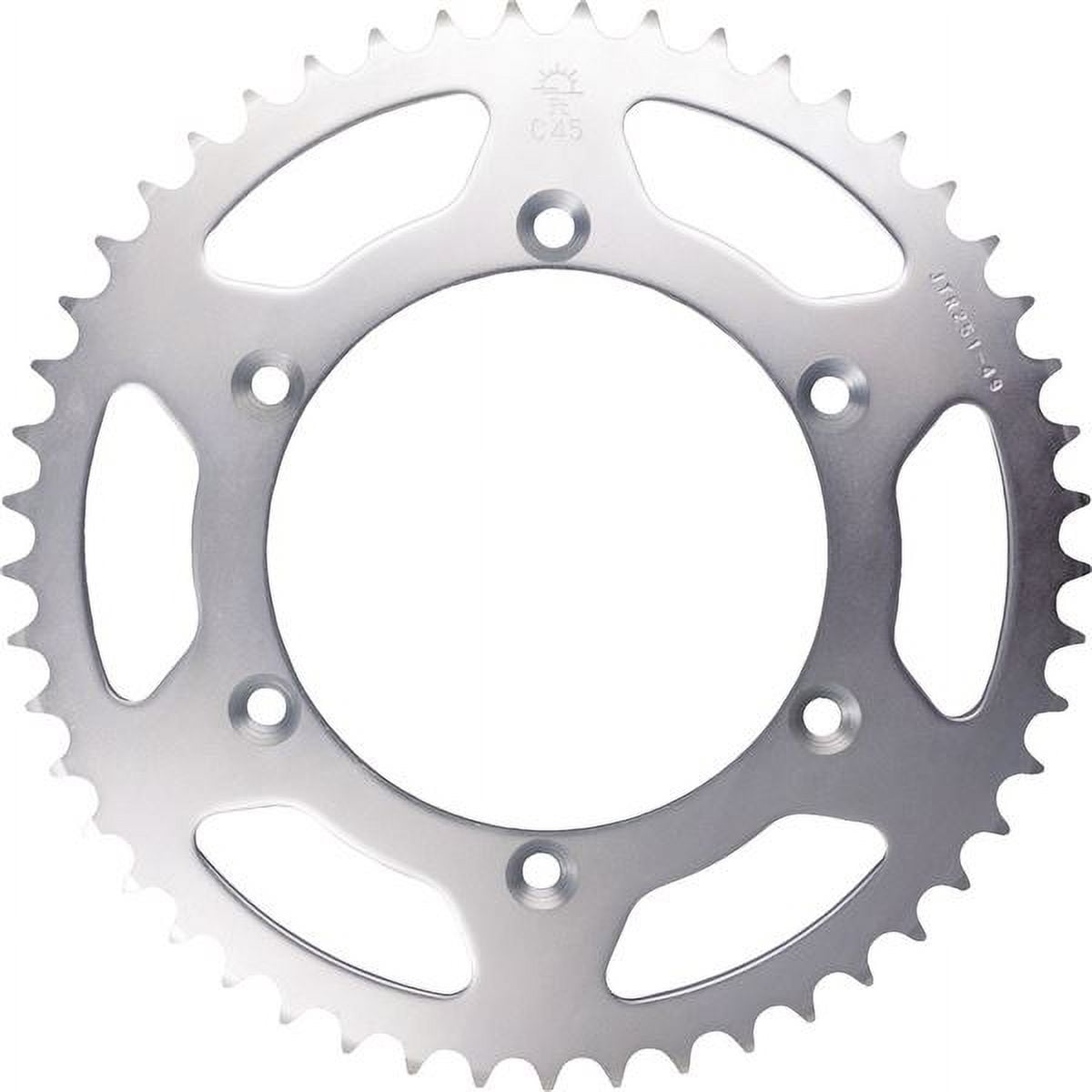 44 Tooth Rear Sprocket - High-Strength Steel Sprocket For Bicycles, Scooters, And Electric Bikes (T8F Compatible)