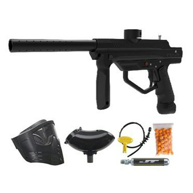 JT Stealth Ready to Play Paintball Marker Gun Kit includes Goggle, Hopper, Squeegee, 90g CO2 and Adapter