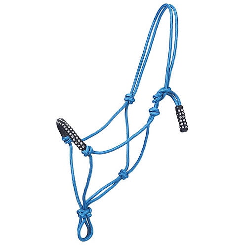 JT Tough 1 Mini Poly Rope Tied Horse Halter With Crystal Accents ...