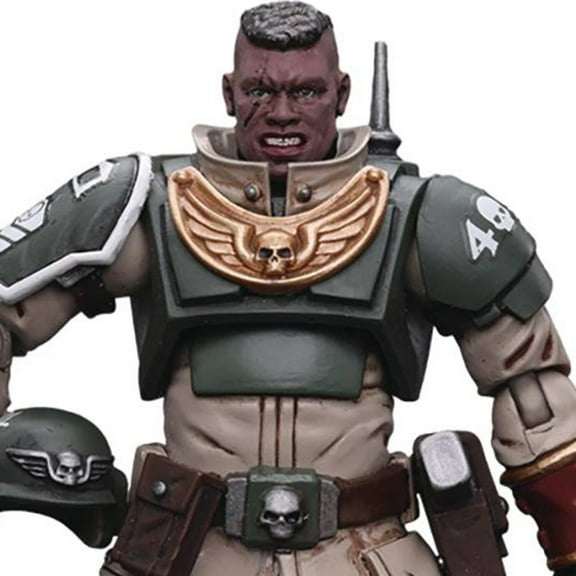 JoyToy - Warhammer 40K - Cadian Command Squad: Commander with Power Sword 1/18 Figure  [COLLECTABLES] Action Figure, Collectible