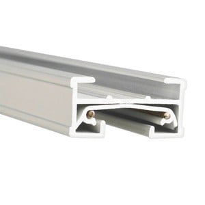 JT2-BK-WAC Lighting-Accessory-Single Circuit J System Track with 2 End Cap-1.38 Inches Wide by 0.69 Inches High-Black Finish