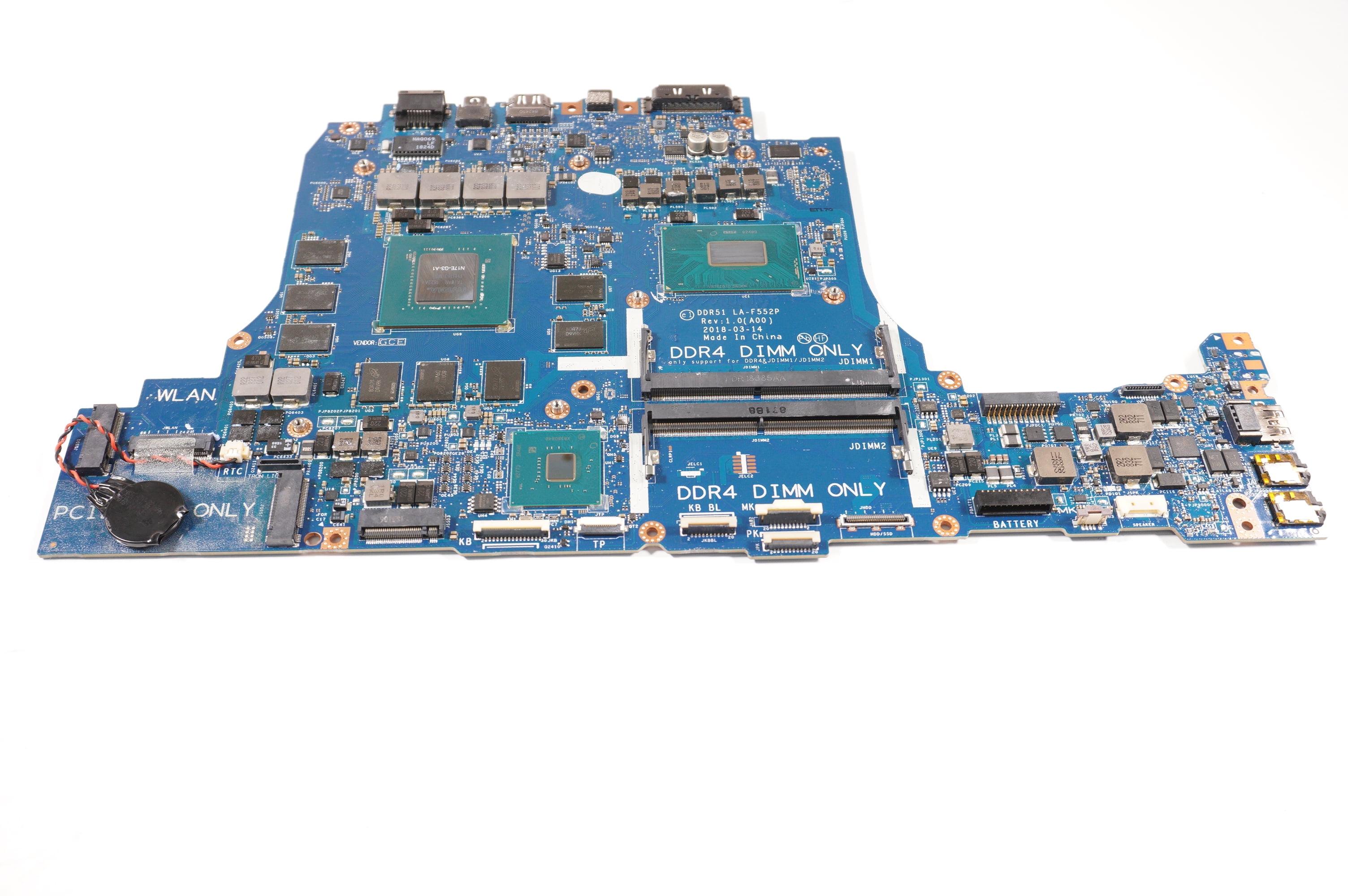 Compatible with JT6T7 Replacement for JT6T7 Dell Intel i9-8950HK 8GB GTX 1080 Motherboard AlienWare AW17R5-9191BLK-PUS