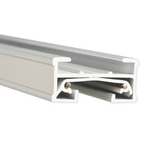 JT8-BK-WAC Lighting-Accessory-Single Circuit J System Track with 2 End Caps-1.38 Inches Wide by 0.69 Inches High-Black Finish