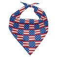 thumbnail image 1 of JTAOT American Flag Pattern Triangle ,Summer Softy Polyester Neckerchief for Cats Dogs Bandanas,Washable Square Kerchief,Festival Birthday Decor Accessories, 1 of 4