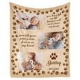 thumbnail image 1 of JTAOT Pet Memorial Gifts, Dog Loss Memorial Blanket Leave Paw Prints on Our , Paw Prints Sympathy Blanket Gift for Loss of Dog and Cat 50x60 Inch, 1 of 5