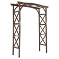 thumbnail image 1 of JTAOT Wooden Garden Arbor, Wedding Arch, 6.6ft Arch Backdrop Stand for Ceremony, Wood Trellis for Plant Climbing, Christmas Decor Pergola for Garden Backyard, Lawn, 1 of 7