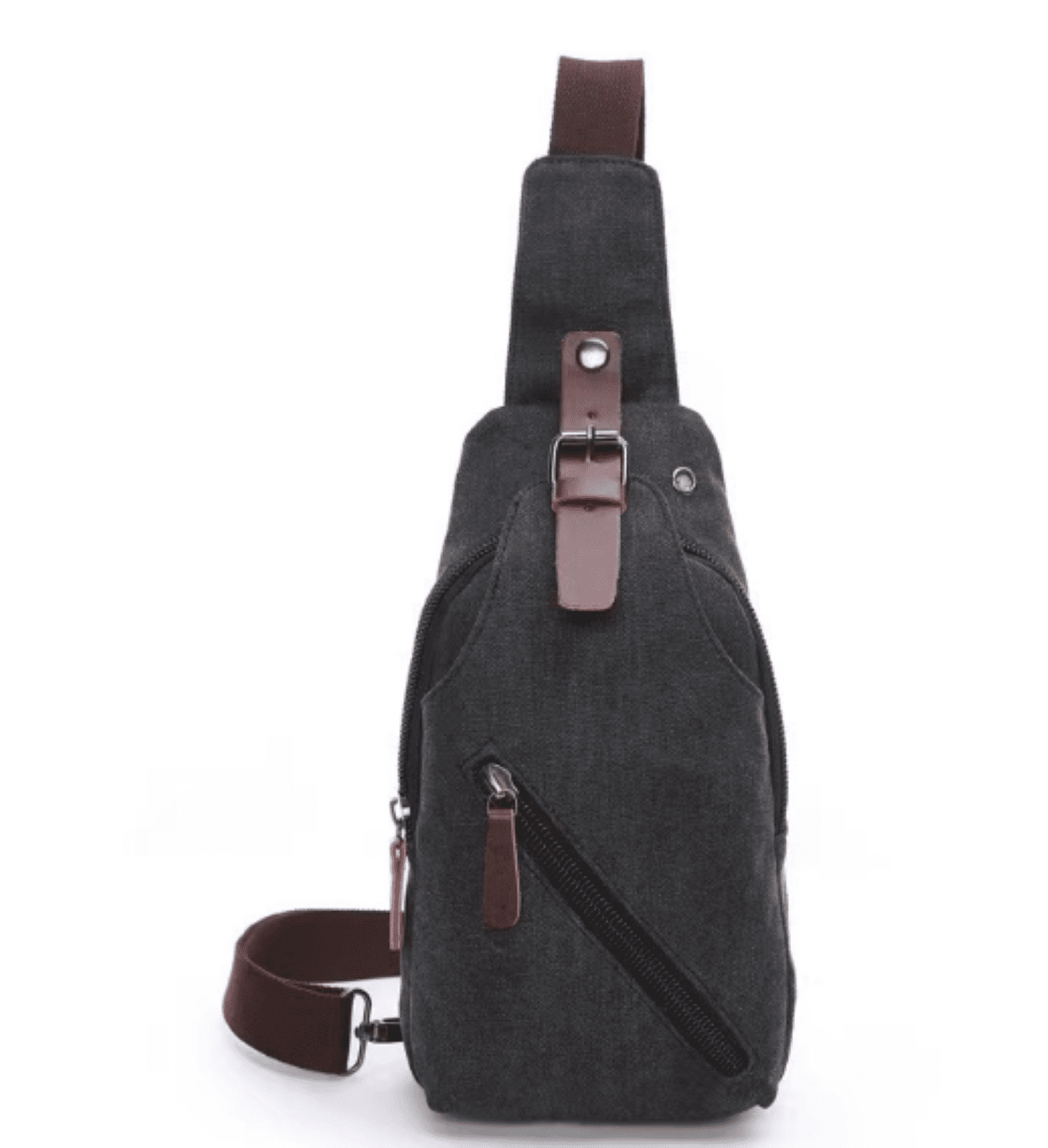 JTC Sling Bag for Men Women Anti Theft Canvas Chest Bag for Travel Hiking