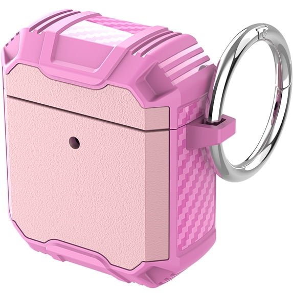 JTCASES for AirPods 3rd Generation 2021 Case, Transparent Wireless Charing Protective Skin Girl Women with Keychain for Apple iPod 3rd Gen, Pink