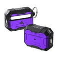 thumbnail image 1 of JTCASES for AirPods Pro 2 (2022) Case, Wireless Charging with Keychain Hybird Two-layer Shockproof Anti-fall Full Protection for AirPods for Pro 2 (2022), Purple, 1 of 7