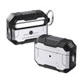 thumbnail image 1 of JTCASES for AirPods Pro 2 (2022) Case, Wireless Charging with Keychain Hybird Two-layer Shockproof Anti-fall Full Protection for AirPods for Pro 2 (2022), Silver, 1 of 7