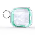 thumbnail image 1 of JTCASES for AirPods Pro 2nd Generation 2022 Case, Transparent Wireless Charing Protective Skin Girl Women with Keychain for Apple AirPods Pro 2nd Generation 2022, Green, 1 of 5
