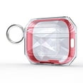 thumbnail image 1 of JTCASES for AirPods Pro 2nd Generation 2022 Case, Transparent Wireless Charing Protective Skin Girl Women with Keychain for Apple AirPods Pro 2nd Generation 2022, Red, 1 of 5