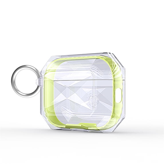 JTCASES for AirPods Pro 2nd Generation 2022 Case, Transparent Wireless Charing Protective Skin Girl Women with Keychain for Apple AirPods Pro 2nd Generation 2022, Yellow