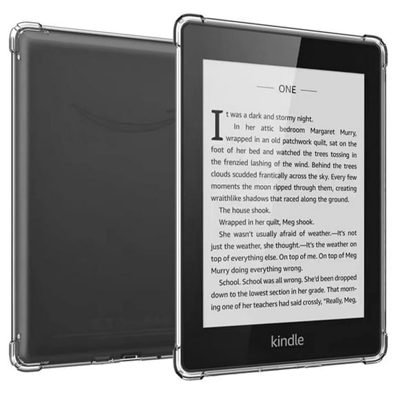 JTCASES Clear Case for (2019 Release) 6" All New Kindle 10th Generation, Lightweight Silicone Slim Back Cover Skin Bumper for Kindle 10th Gen 2019 (Not Fit Kindle 2022 or Kindle Paperwhite), Clear