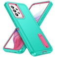 thumbnail image 1 of JTCASES Compatible with Samsung Galaxy A53 5G Case Heavy Duty Protective Rugged Phone Case, Full Body Anti-dust Shockproof Drop Proof Armor Durable Cover for Galaxy A53 5G 6.5 inch, Mint/Rose, 1 of 9