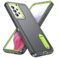 thumbnail image 1 of JTCASES Compatible with Samsung Galaxy A53 5G Case Heavy Duty Protective Rugged Phone Case, Full Body Anti-dust Shockproof Drop Proof Armor Durable Cover for Galaxy A53 5G 6.5 inch, Gray/Green, 1 of 9