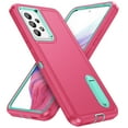 thumbnail image 1 of JTCASES Compatible with Samsung Galaxy A53 5G Case Heavy Duty Protective Rugged Phone Case, Full Body Anti-dust Shockproof Drop Proof Armor Durable Cover for Galaxy A53 5G 6.5 inch, Rose/Mint, 1 of 9