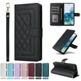 thumbnail image 1 of JTCASES Compatible with Samsung Galaxy S20 Plus 5G 6.7 inch Case Wallet Flip Folio Case [Kickstand] with RFID Blocking Card Holders [Shockproof] Wrist Strap Cover for Men Women Girls, Black, 1 of 13