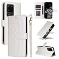 thumbnail image 1 of JTCASES Compatible with Samsung Galaxy S20 Ultra 5G 6.8 inch Case Wallet Flip Folio Case [Kickstand] with RFID Blocking Card Holders [Shockproof] and Wrist Strap Cover for Men Women Girls, White, 1 of 12