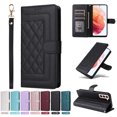 thumbnail image 1 of JTCASES Compatible with Samsung Galaxy S21 Plus 5G 6.7 inch Case Wallet Flip Folio Case [Kickstand] with RFID Blocking Card Holders [Shockproof] Wrist Strap Cover for Men Women Girls, Black, 1 of 13