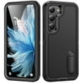 thumbnail image 1 of JTCASES Compatible with Samsung Galaxy S23 Plus Case Heavy Duty Protective Rugged Phone Case, Full Body Anti-dust Shockproof Drop Proof Armor Durable Cover for Galaxy S23 Plus 6.6 inch, Black/Black, 1 of 7