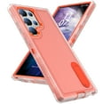 thumbnail image 1 of JTCASES Compatible with Samsung Galaxy S23 Ultra Case Heavy Duty Protective Rugged Phone Case, Full Body Anti-dust Shockproof Drop Proof Armor Cover for Galaxy S23 Ultra 6.8 inch, Orange/Clear, 1 of 9