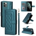 thumbnail image 1 of JTCASES Compatible with iPhone 11 Pro 5.8 inch Case Wallet Flip Folio Case [Kickstand] with RFID Blocking Card Holders [Shockproof] and Wrist Strap Phone Cover for Men Women Girls, Darkgreen, 1 of 12