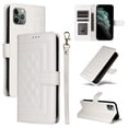 thumbnail image 1 of JTCASES Compatible with iPhone 11 Pro 5.8 inch Case Wallet Flip Folio Case [Kickstand] with RFID Blocking Card Holders [Shockproof] and Wrist Strap Phone Cover for Men Women Girls, White, 1 of 12