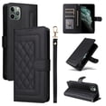 thumbnail image 1 of JTCASES Compatible with iPhone 11 Pro 5.8 inch Case Wallet Flip Folio Case [Kickstand] with RFID Blocking Card Holders [Shockproof] and Wrist Strap Phone Cover for Men Women Girls, Black, 1 of 12