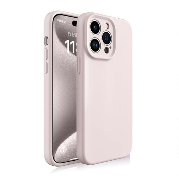 JTCASES Compatible with iPhone 13 Pro Max Case, Upgraded Premium Silicone, [Camera Protection] [Soft Anti-Scratch Microfiber Lining] Shockproof Cover for iPhone 13 Pro Max 6.7 inch 2021, Pink