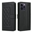 thumbnail image 1 of JTCASES Compatible with iPhone 14 Pro Max 6.7 inch Case Wallet Flip Folio Case [Kickstand] with RFID Blocking Card Holders [Shockproof] and Wrist Strap Phone Cover for Men Women Girls, Black, 1 of 9