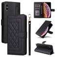 thumbnail image 1 of JTCASES Compatible with iPhone X/iPhone Xs 5.8 inch Case Wallet Flip Folio Case [Kickstand] with RFID Blocking Card Holders [Shockproof] and Wrist Strap Phone Cover for Men Women Girls, Black, 1 of 12