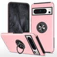 thumbnail image 1 of JTCASES for Googl Pixel 8 Pro Case, Car Mount Bracket 2-layer Hybird Shockproof PC TPU Anti-fall Slim Fit Lightweight Magnetic Cover for Googl Pixel 8 Pro - Rosegold, 1 of 7
