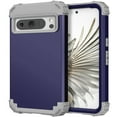 thumbnail image 1 of JTCASES for Google Pixel 6 Pro Case, Drop Resistant Corners, Wireless Charging, Heavy Duty Shockproof Hybrid Hard PC Bumper, Camera Protection, Skin-feel Anti-scratch Tough Cover, Darkblue, 1 of 6