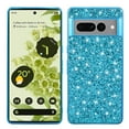 thumbnail image 1 of JTCASES for Google Pixel 8 Case, Glitter Bling Backplane Soft Silicone for Girls Women Shockproof Anti-Slip Protective Cover Compatible with Google Pixel 8, Blue, 1 of 7