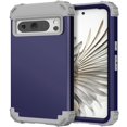thumbnail image 1 of JTCASES for Google Pixel 8 Pro Case, Drop Resistant Corners, Wireless Charging, Heavy Duty Shockproof Hybrid Hard PC Bumper, Camera Protection, Skin-feel Anti-scratch Tough Cover, Darkblue, 1 of 6