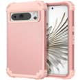 thumbnail image 1 of JTCASES for Google Pixel 8 Pro Case, Drop Resistant Corners, Wireless Charging, Heavy Duty Shockproof Hybrid Hard PC Bumper, Camera Protection, Skin-feel Anti-scratch Tough Cover, Rosegold, 1 of 6