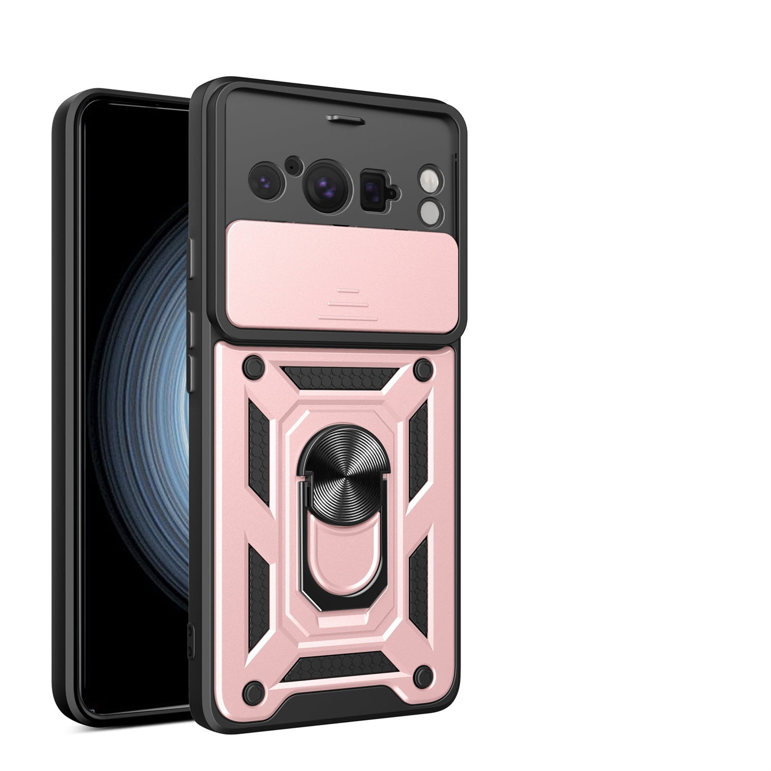 JTCASES for Google Pixel 8 Pro Case with Sliding Lens Window