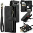 thumbnail image 1 of JTCASES for Google Pixel 8 Pro Wallet Case with Zipper Purse Card Holders Flip Stand Wrist Strap Magnetic Closure PU Leather Anti-scratch Support Wireless Charging Drop Resistant Shell, Black, 1 of 10