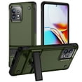 thumbnail image 1 of JTCASES for Motorola Moto Edge+ 2023 Case, Foldable Kickstand Heavy Duty Protective Rugged Hybird Anti-slip Shockproof/Drop Resistant PC TPU Shell for Motorola Moto Edge+ 2023, Armygreen, 1 of 7
