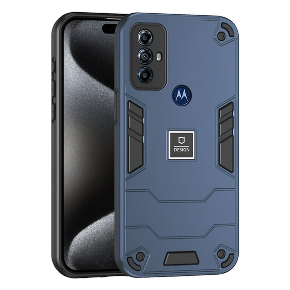 JTCASES for Motorola Moto G Play (2023) Case, Military Grade Drop Resistant Magnetic Cover Shockproof Rugged Hybird PC TPU Shell for for Motorola Moto G Play (2023), Navyblue