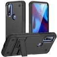 thumbnail image 1 of JTCASES for Motorola Moto G Pure(2022) Case, Foldable Kickstand Heavy Duty Protective Rugged Hybird Anti-slip Shockproof/Drop Resistant PC TPU Shell, Black, 1 of 7