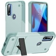 thumbnail image 1 of JTCASES for Motorola Moto G Pure(2022) Case, Foldable Kickstand Heavy Duty Protective Rugged Hybird Anti-slip Shockproof/Drop Resistant PC TPU Shell, Green, 1 of 7
