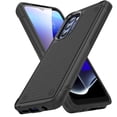 thumbnail image 1 of JTCASES for Motorola Moto G Stylus 2022 Case, Hybird PC TPU Anti-slip, Shockproof  Bumper, Military Drop Resistant, Rugged Heacy Duty Full Body Protective Shell, Slim Fit for Girls Men, Black, 1 of 8