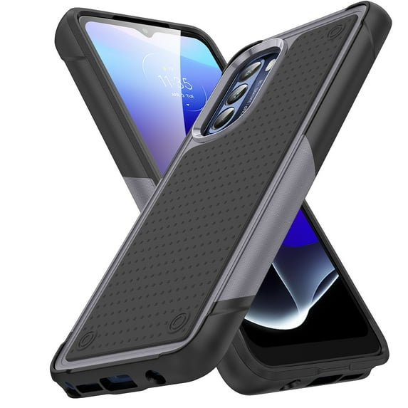 JTCASES for Motorola Moto G Stylus 5G 2022 Case, Hybird PC TPU Anti-slip, Shockproof Bumper, Military Drop Resistant, Rugged Heacy Duty Full Body Protective Shell, Slim Fit for Girls Men, Gray