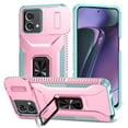 thumbnail image 1 of JTCASES for Motorola Moto G Stylus 5G 2023 Case, Slide Window + Adjustable Ring Kickstand + Magnetic Car Mount Drop Protection Anti-slip Shockproof Bumper Rugged Shell, Rosegold, 1 of 8