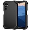 thumbnail image 1 of JTCASES for Samsung GalaXxy A15 Case, Drop Resistant Corners, Wireless Charging, Heavy Duty Shockproof Hybrid Hard PC Bumper, Camera Protection, Skin-feel Anti-scratch Tough Cover, Black, 1 of 7