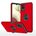 thumbnail image 1 of JTCASES for Samsung Galaxy A12 Case, Car Mount Bracket 2-layer Hybird Shockproof PC TPU Anti-fall Slim Fit Lightweight Magnetic Cover for Samsung Galaxy A12（6.5" 2020) - Red, 1 of 7