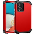 thumbnail image 1 of JTCASES for Samsung Galaxy A32 5G Case, Drop Resistant Corners, Wireless Charging, Heavy Duty Shockproof Hybrid Hard PC Bumper, Camera Protection, Skin-feel Anti-scratch Tough Cover,  Red, 1 of 8