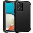 thumbnail image 1 of JTCASES for Samsung Galaxy A32 5G Case, Drop Resistant Corners, Wireless Charging, Heavy Duty Shockproof Hybrid Hard PC Bumper, Camera Protection, Skin-feel Anti-scratch Tough Cover, Black, 1 of 8